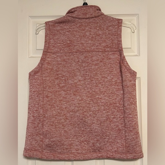 Lands' End Heathered Pink Vest - Picture 2 of 3